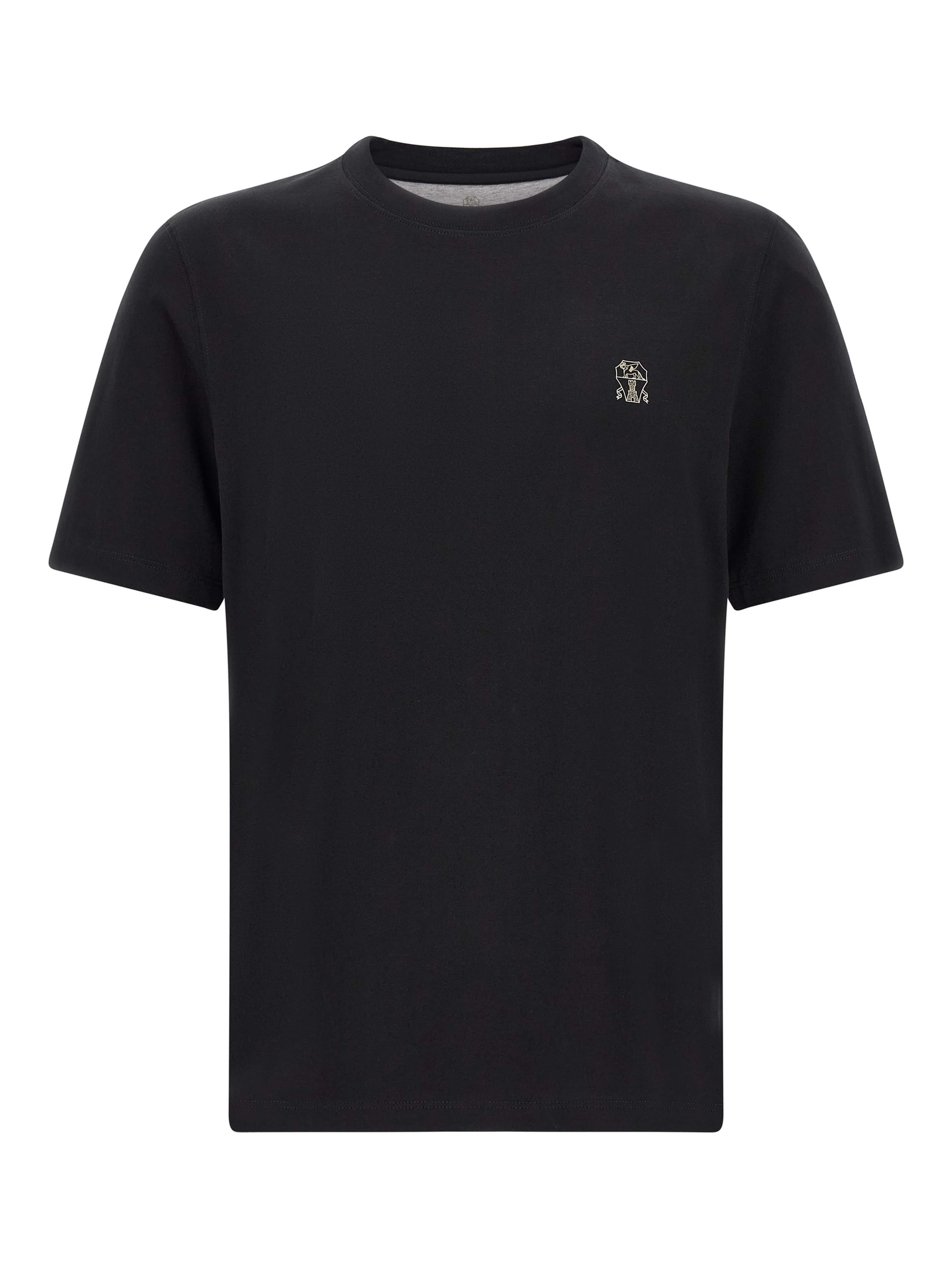 Black Cotton T-Shirt