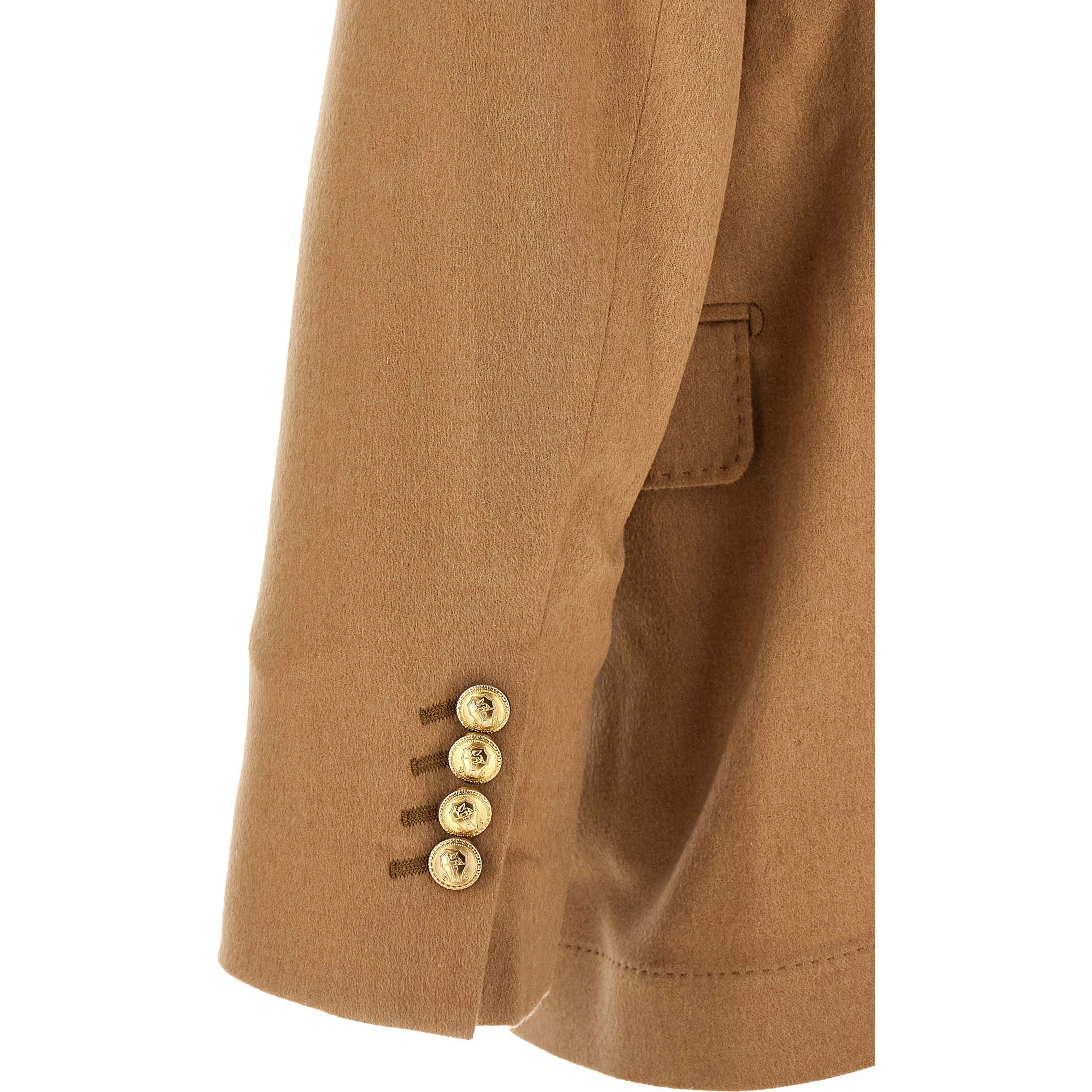 Beige Camel Hair Blazer