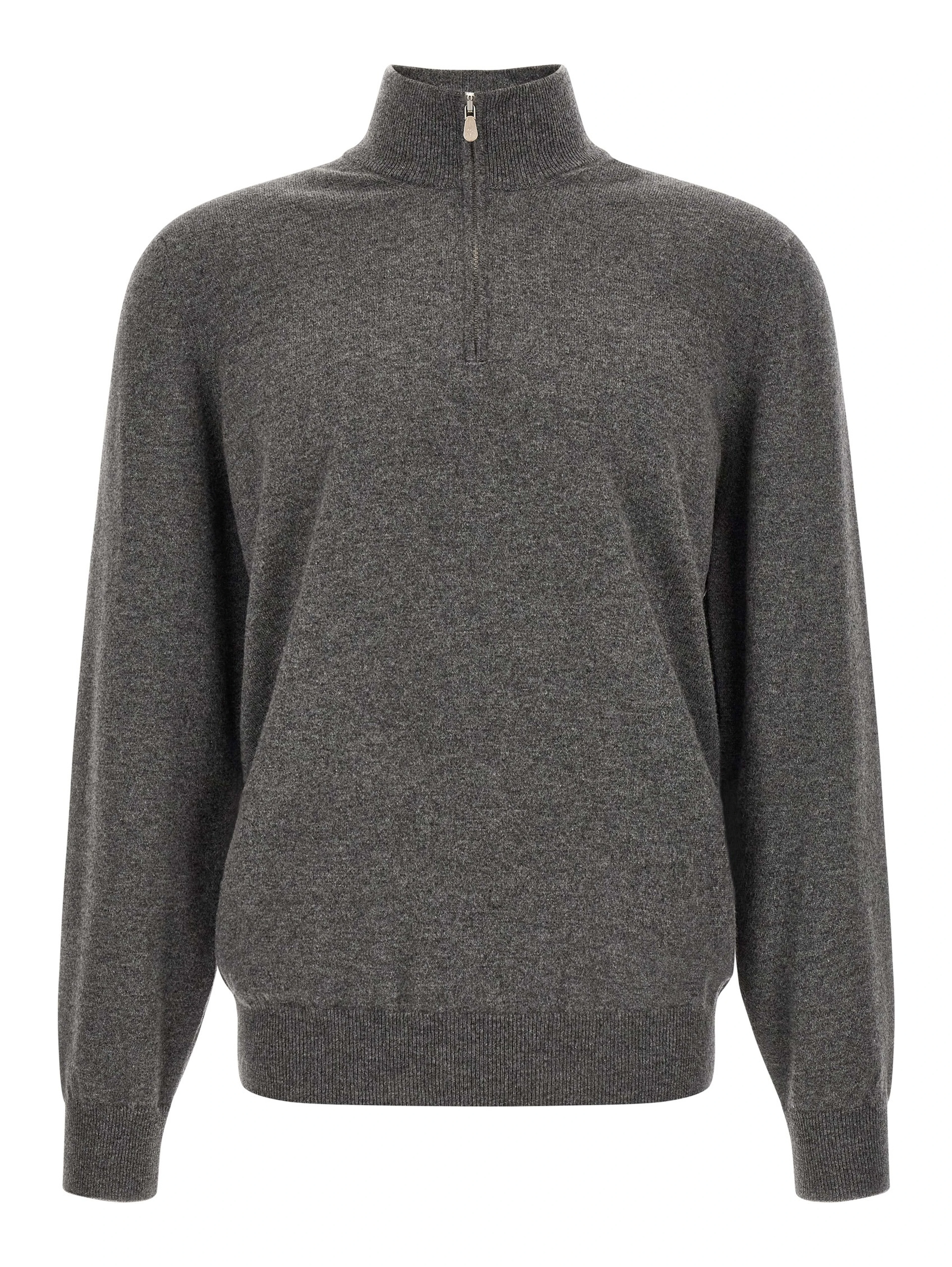 Gray Cashmere Cardigan