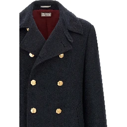 Blue Cashmere Coat