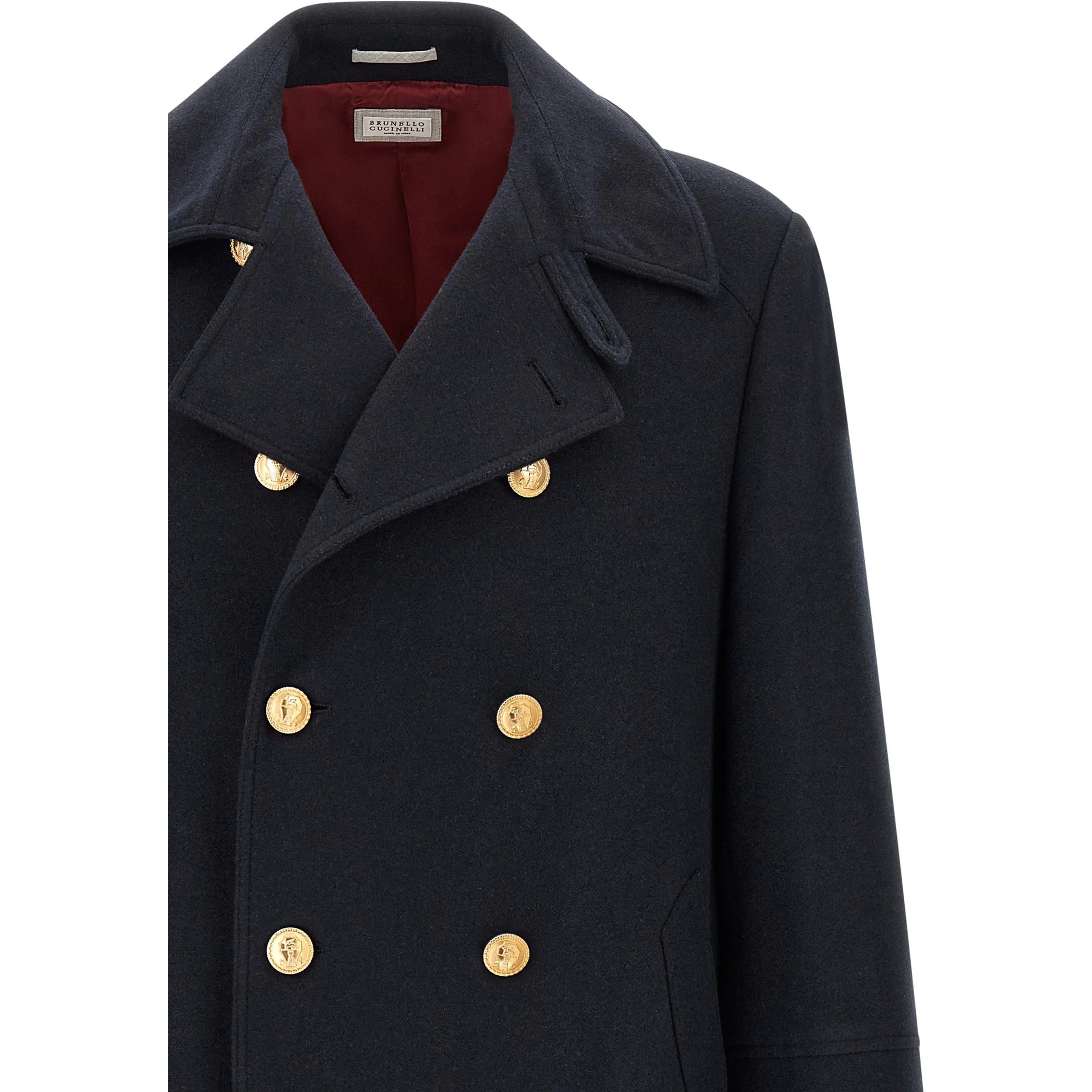 Blue Cashmere Coat