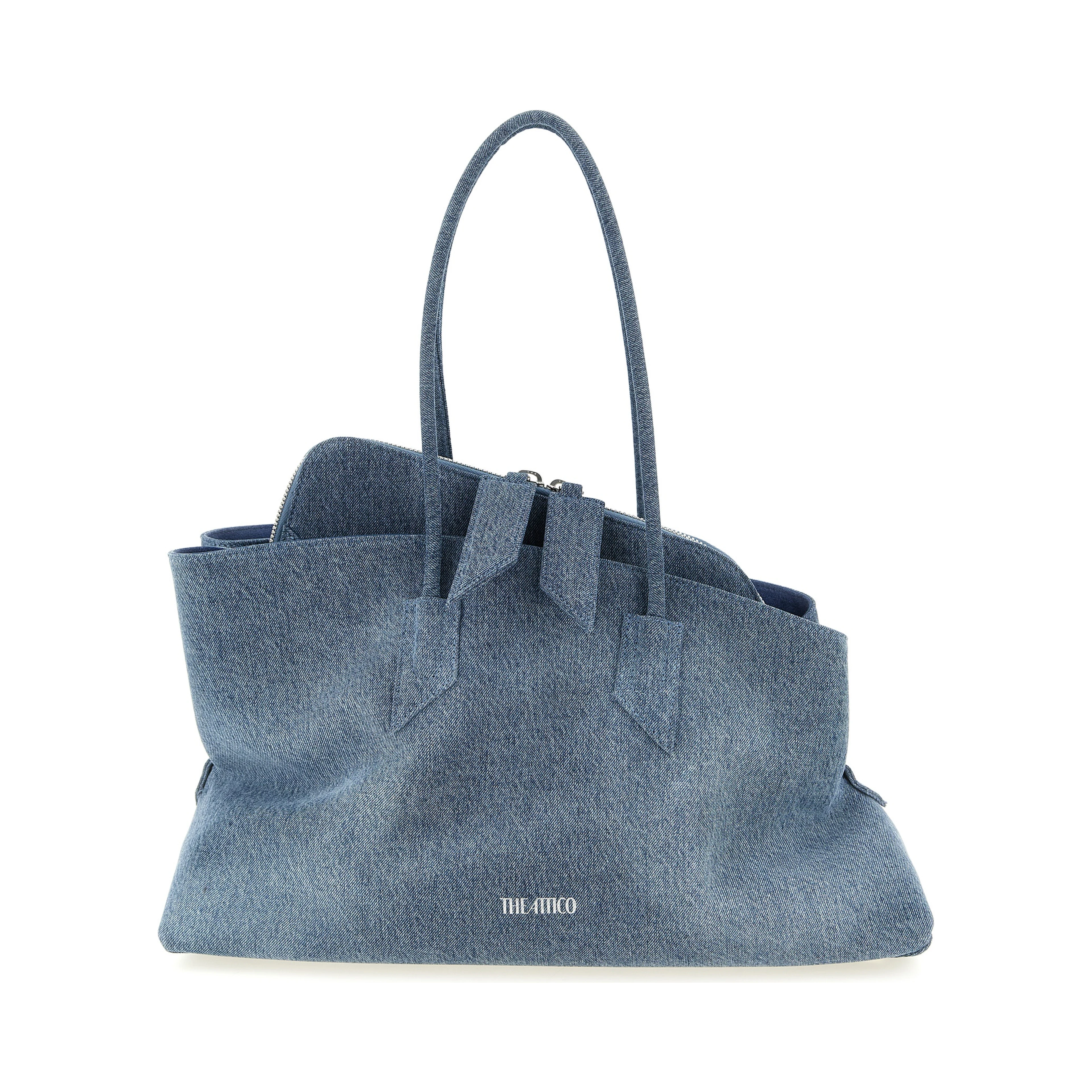Blue Cotton Shoulder Bag