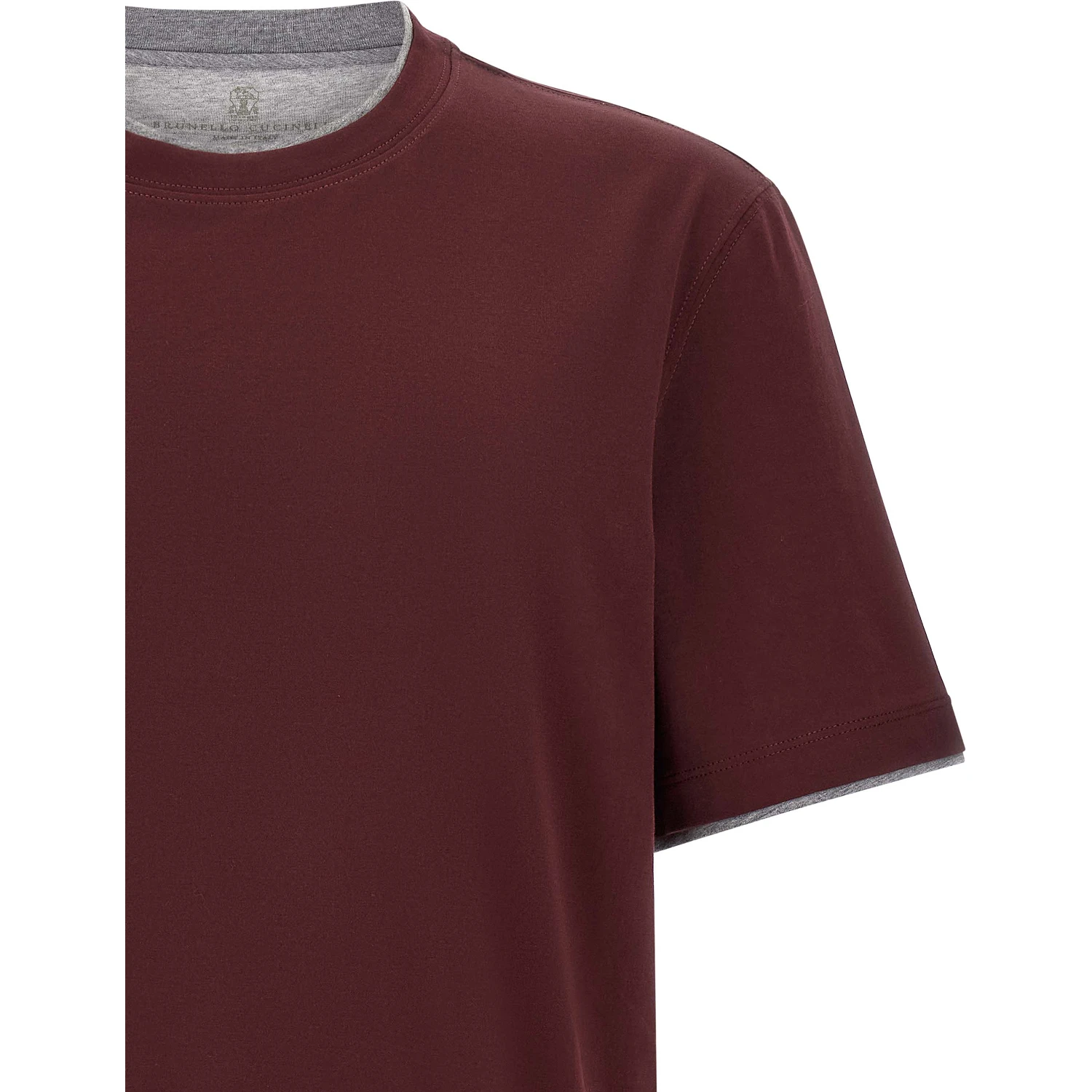Bordeaux Cotton T-Shirt