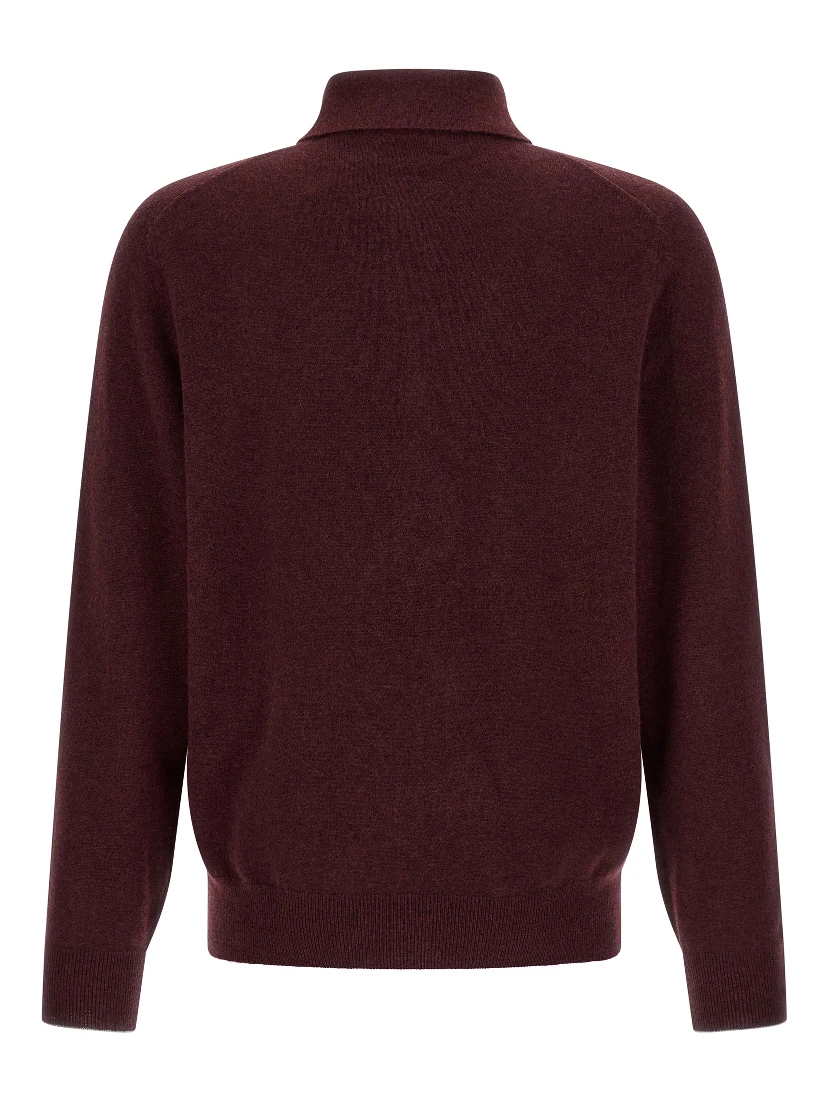 Bordeaux Cashmere Polo Shirt