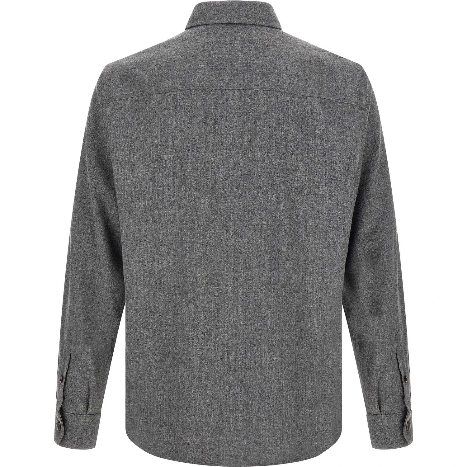 Gray Virgin Wool Blouse