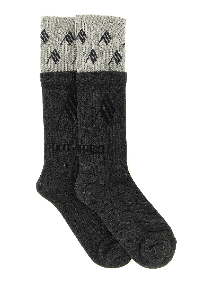 Gray Cotton Socks