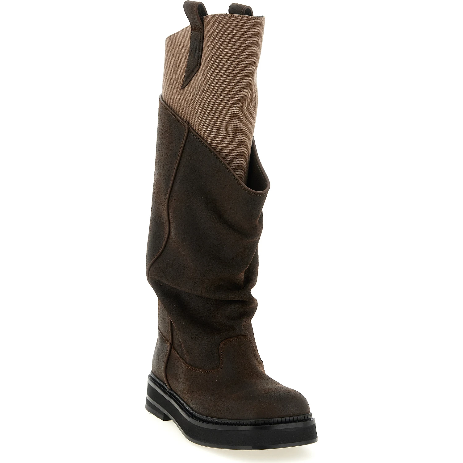 Brown Calf Leather Bos Taurus Over The Knee