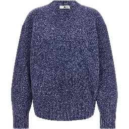 Blue Virgin Wool Cardigan