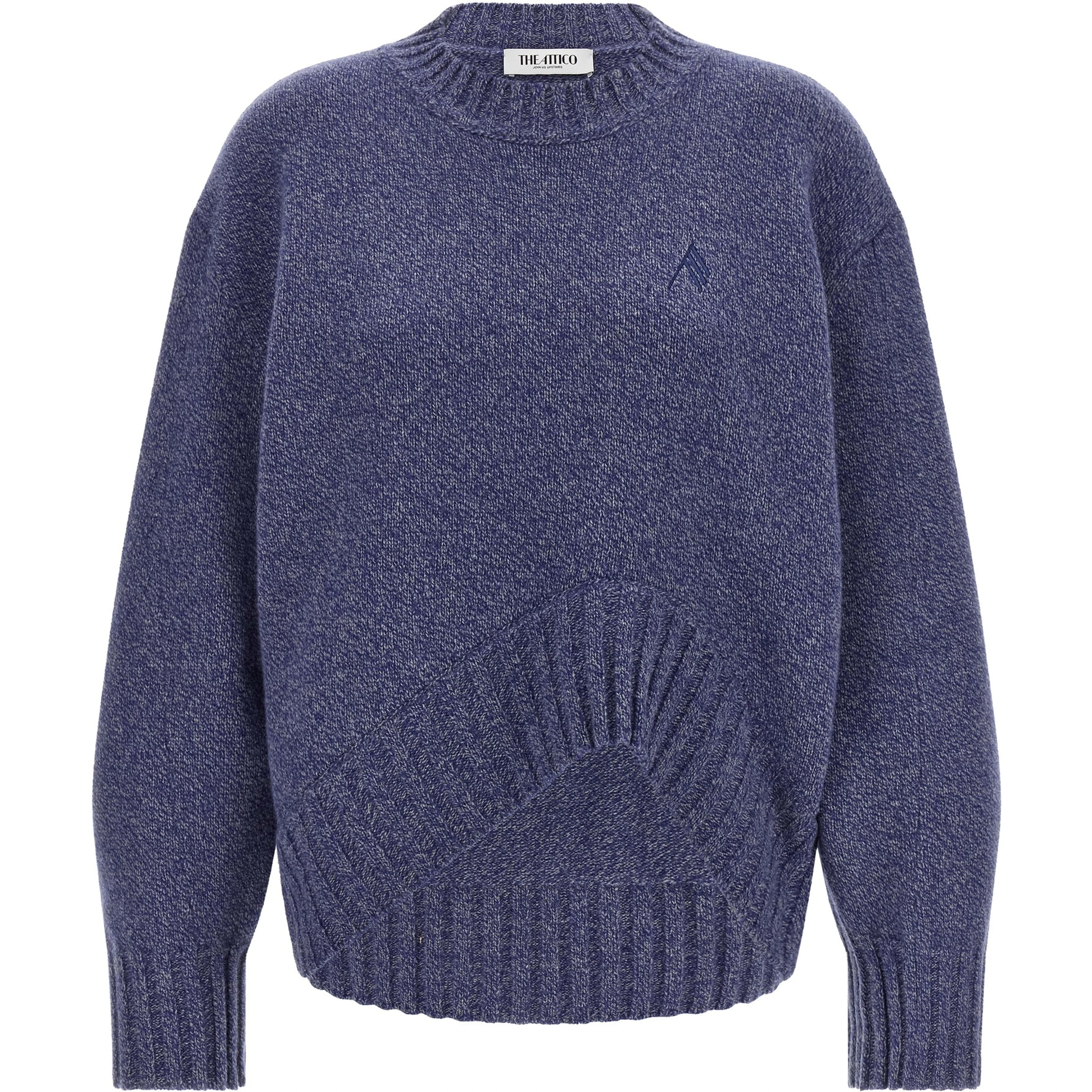 Blue Virgin Wool Cardigan