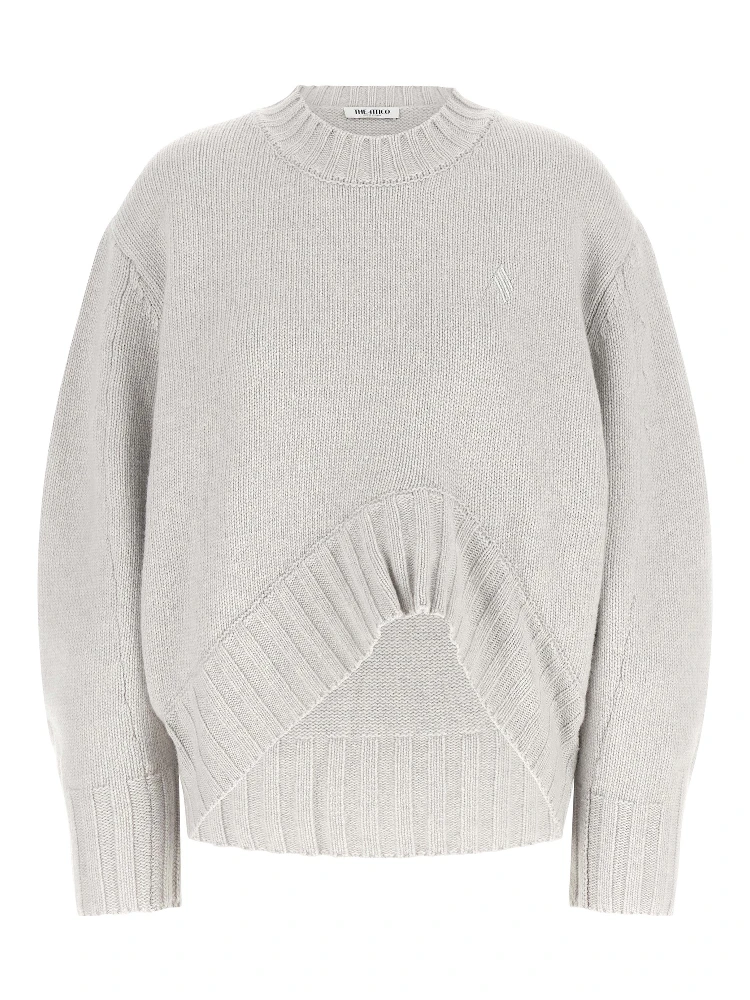Gray Virgin Wool Cardigan