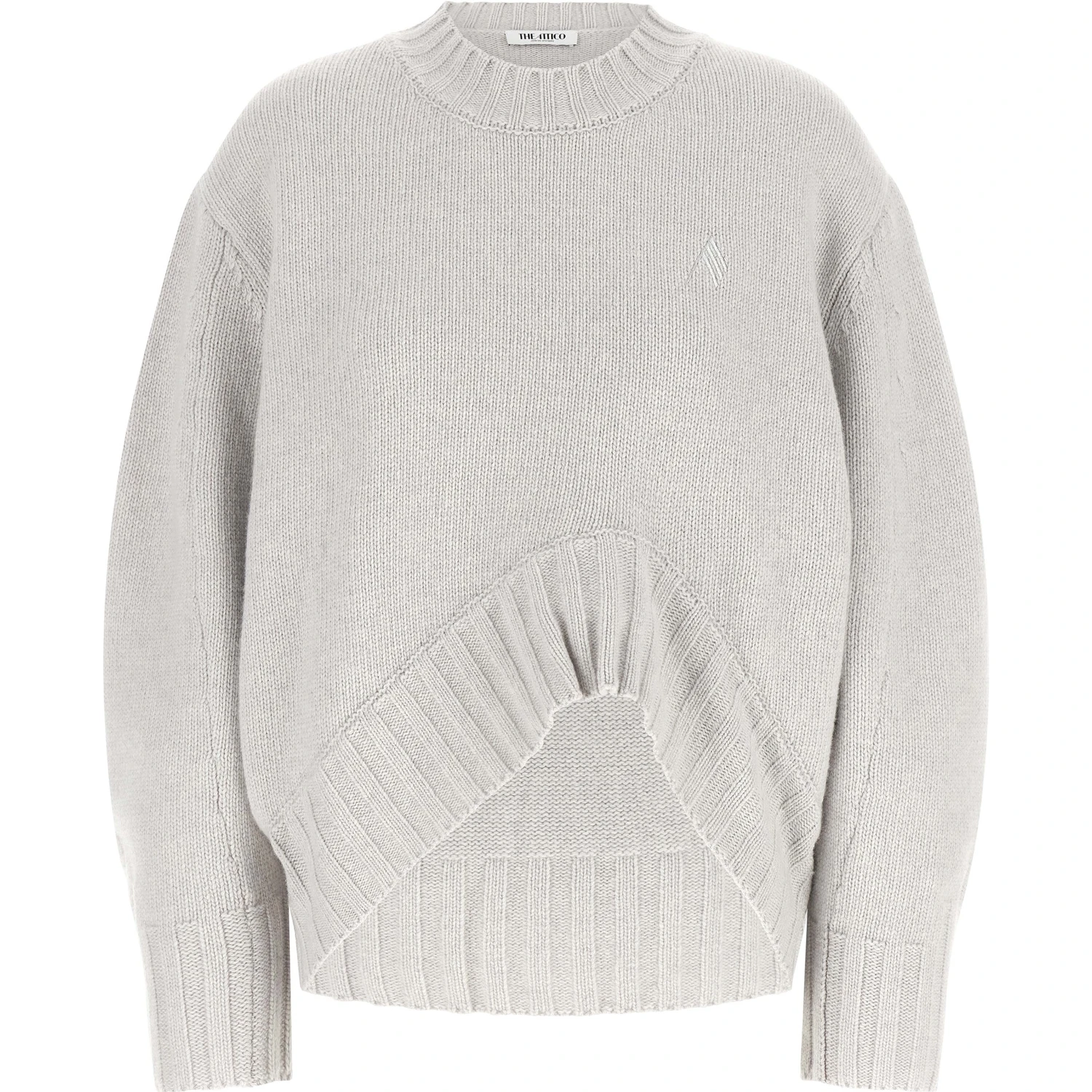 Gray Virgin Wool Cardigan