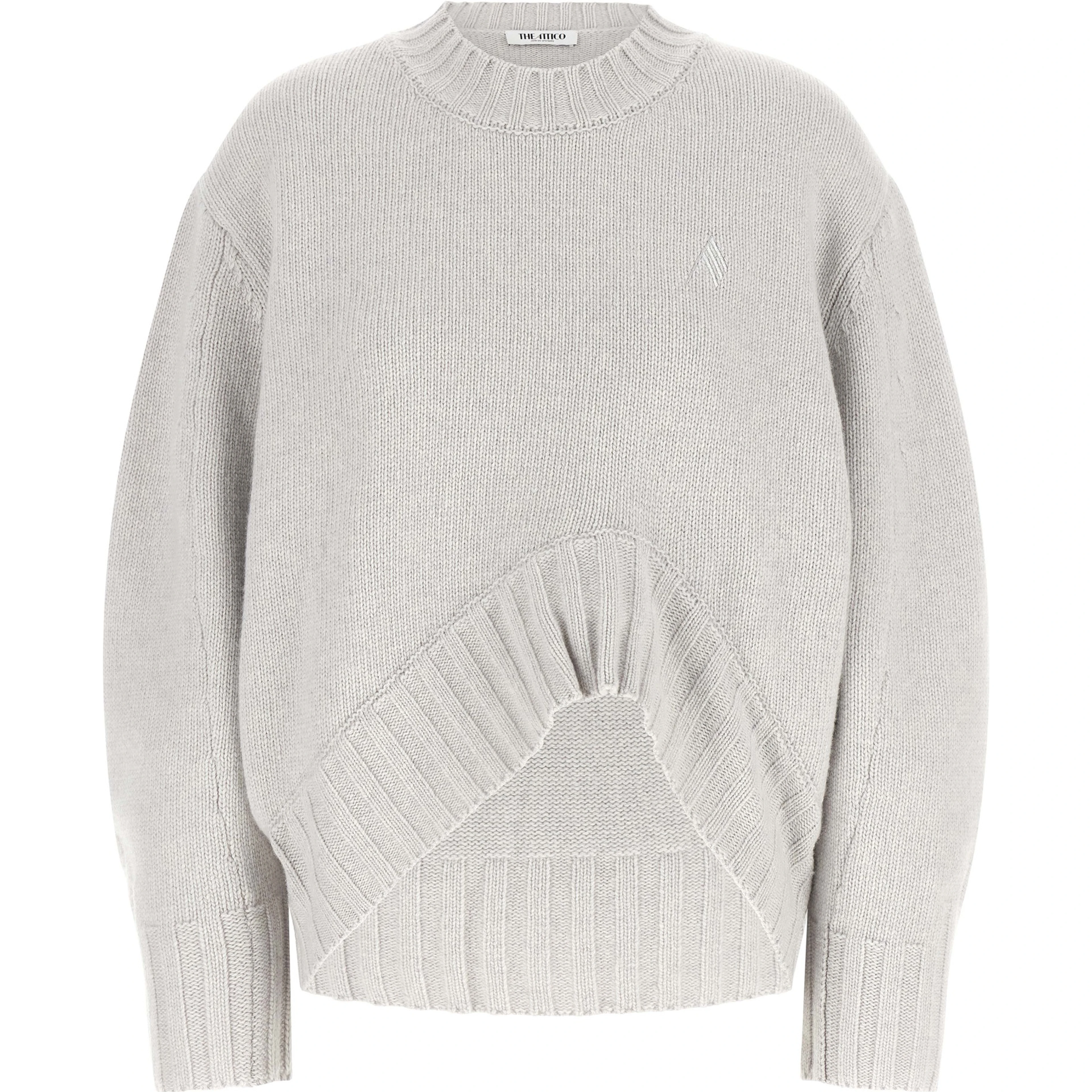 Gray Virgin Wool Cardigan