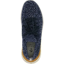 Blue Wool Athletic Sneakers