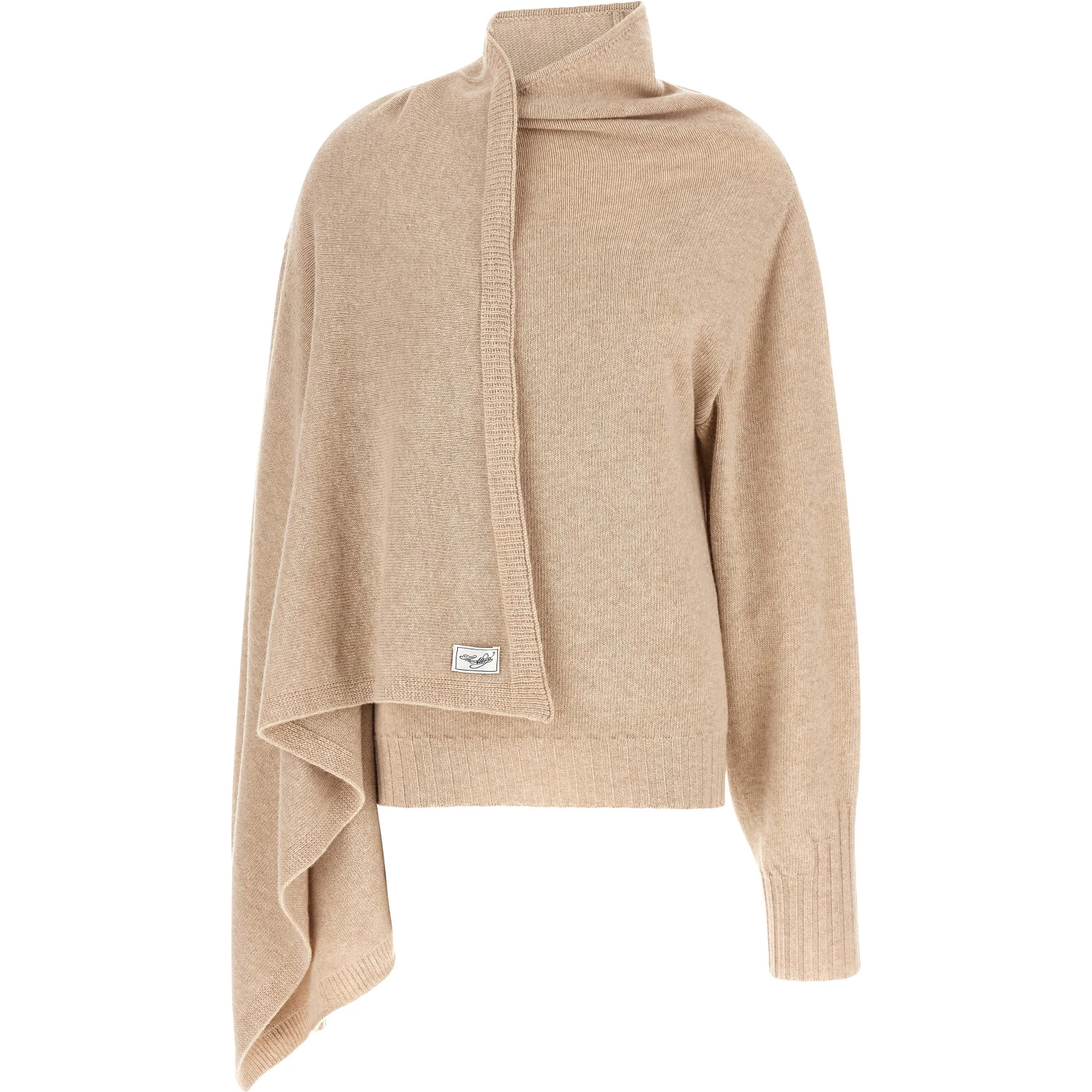 Beige Cashmere Cardigan