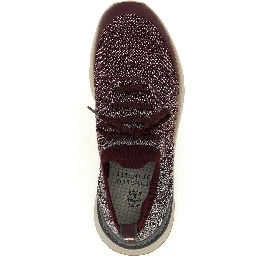 Bordeaux Cotton Athletic Sneakers