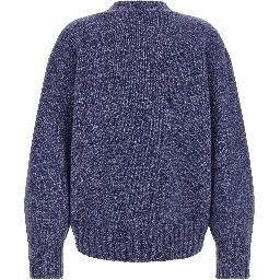 Blue Virgin Wool Cardigan