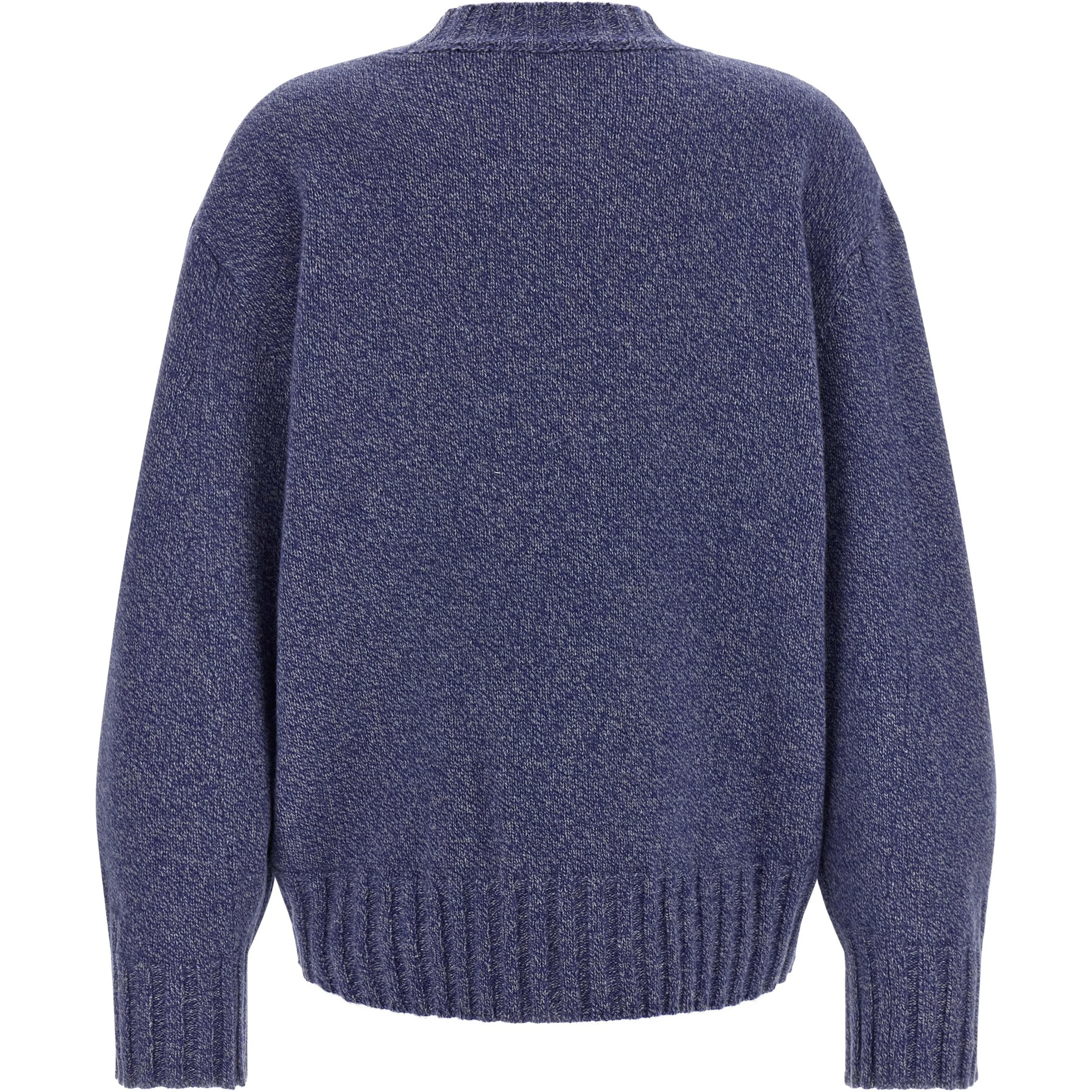 Blue Virgin Wool Cardigan