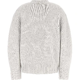 Gray Virgin Wool Cardigan