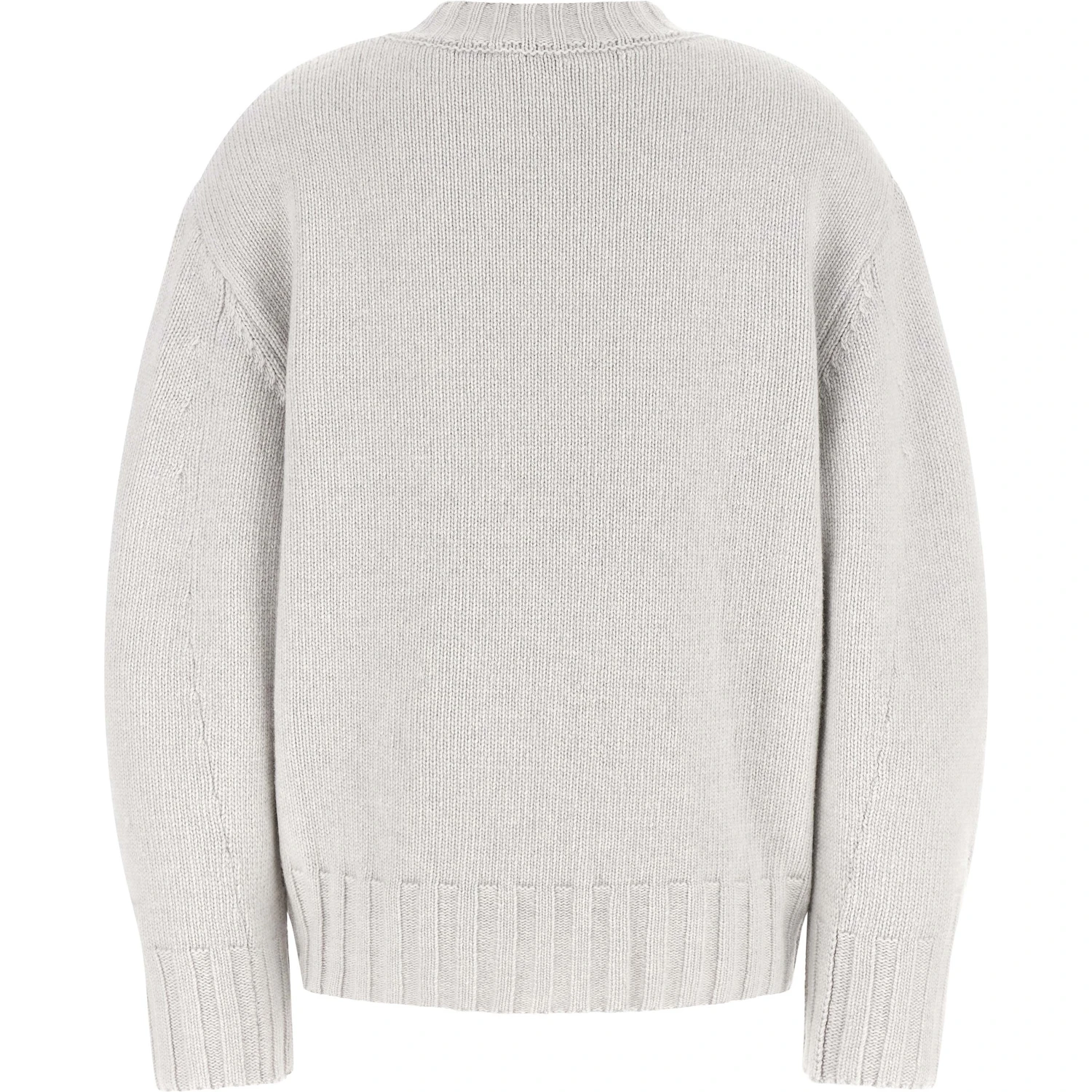 Gray Virgin Wool Cardigan