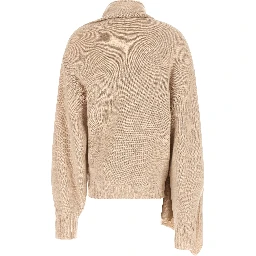 Beige Cashmere Cardigan