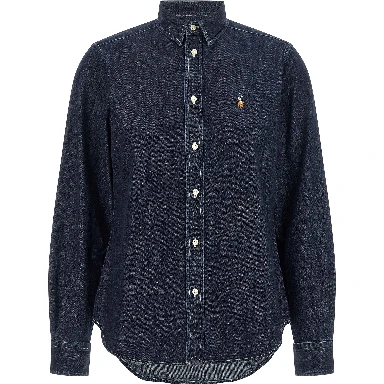 Blue Cotton Blouse