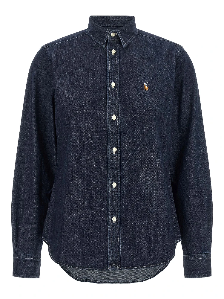 Blue Cotton Blouse