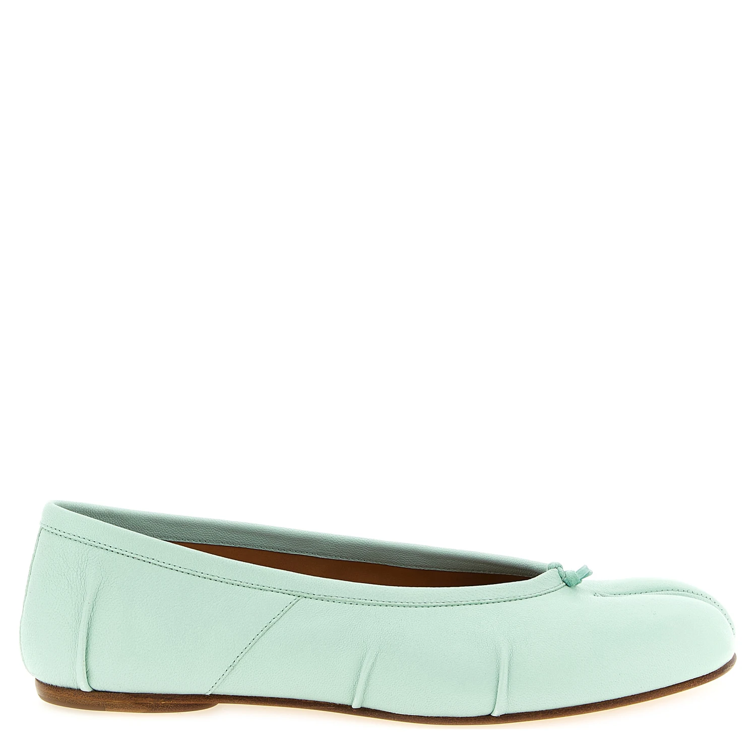Bicolor Lamb Leather Ballet Flats