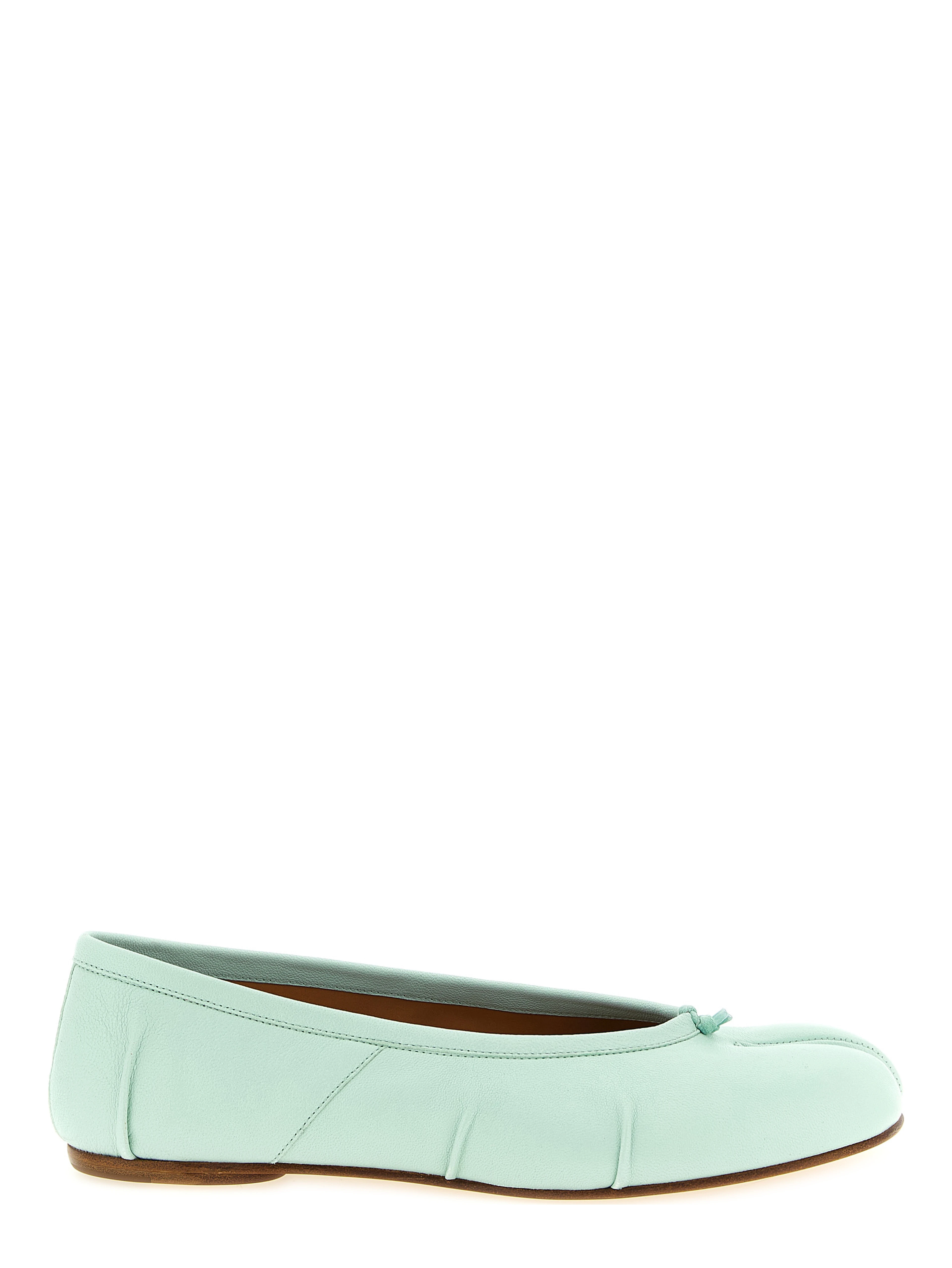 Bicolor Lamb Leather Ballet Flats