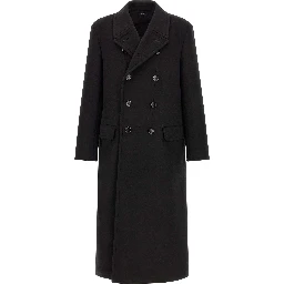 Black Virgin Wool Coat