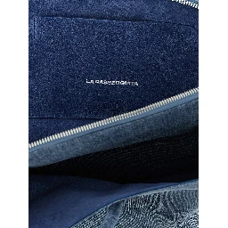 Blue Cotton Shoulder Bag