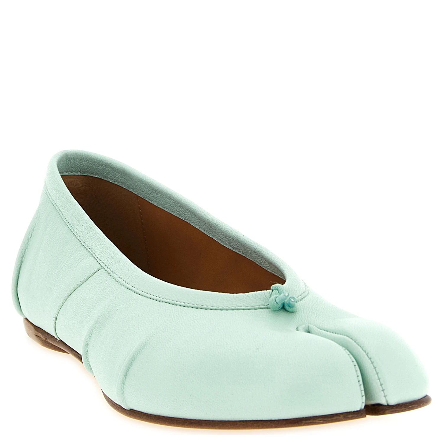 Bicolor Lamb Leather Ballet Flats