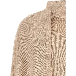 Beige Cashmere Cardigan