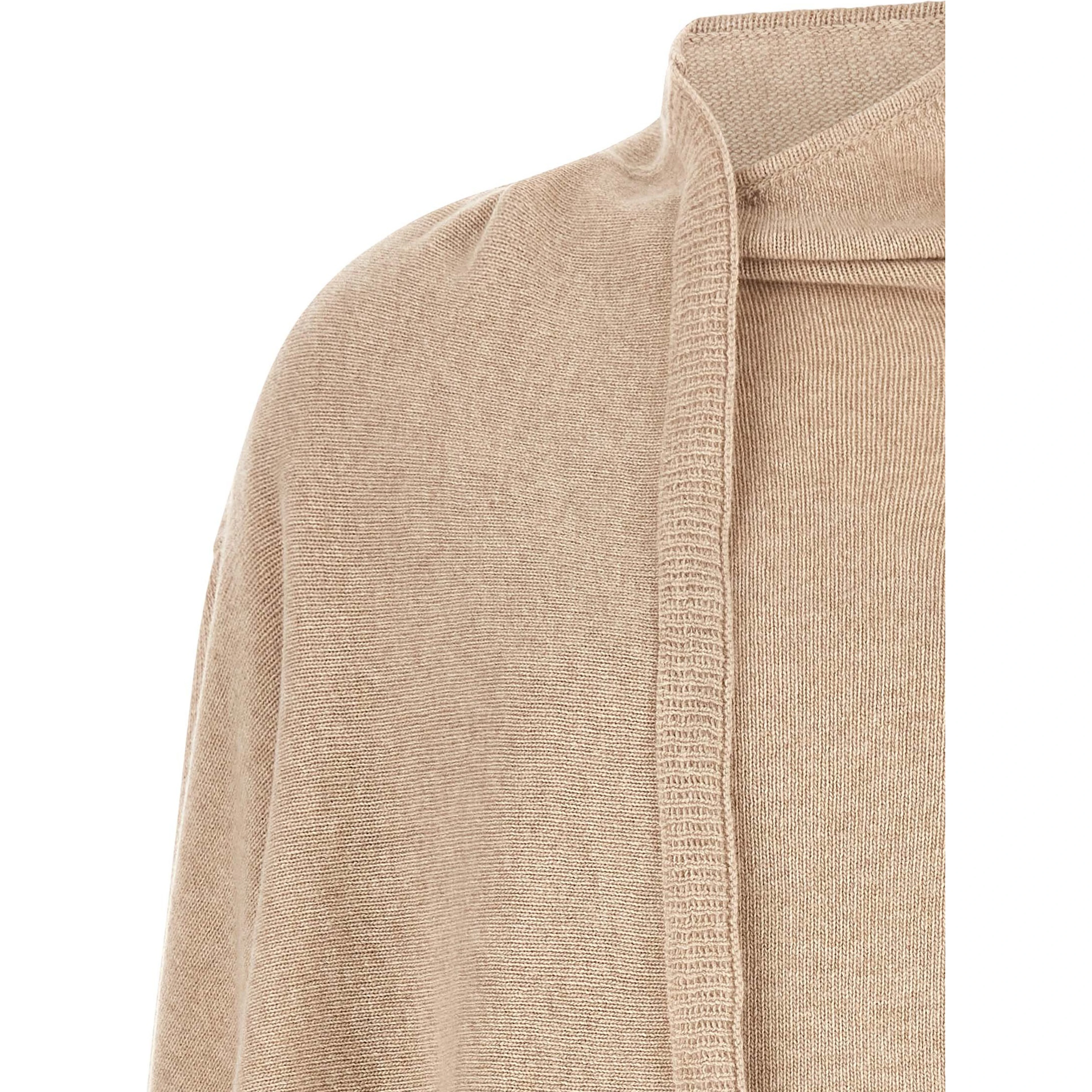 Beige Cashmere Cardigan