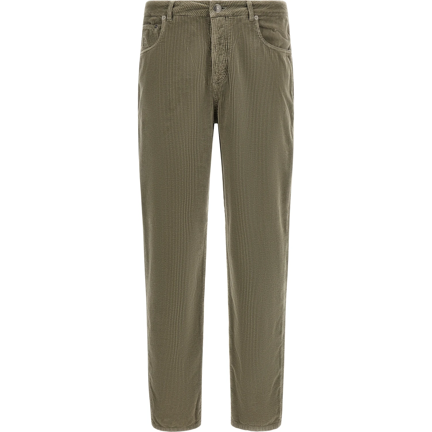 Bicolor Cotton Casual Pants