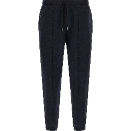Blue Cotton Joggers (Workout Pants)