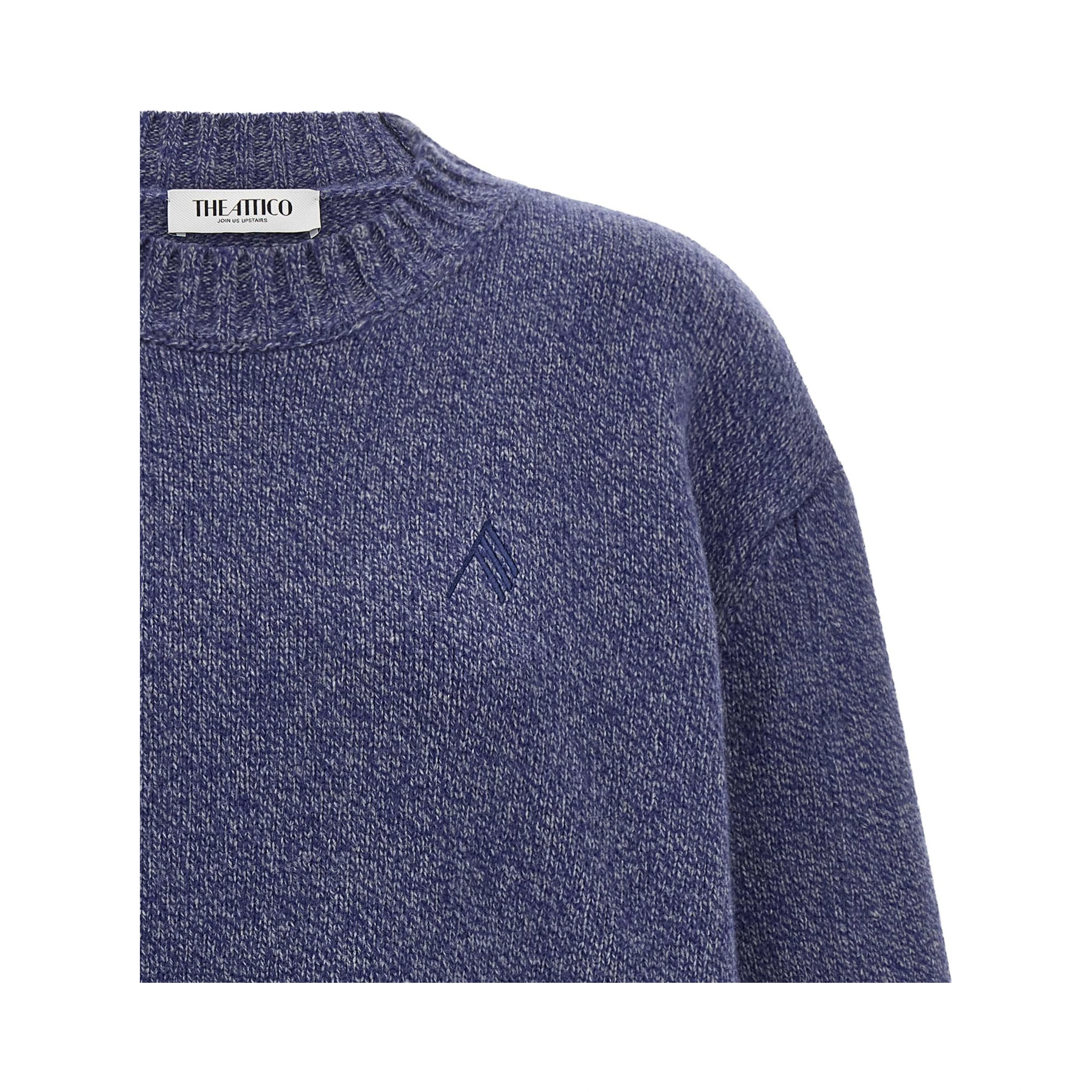 Blue Virgin Wool Cardigan