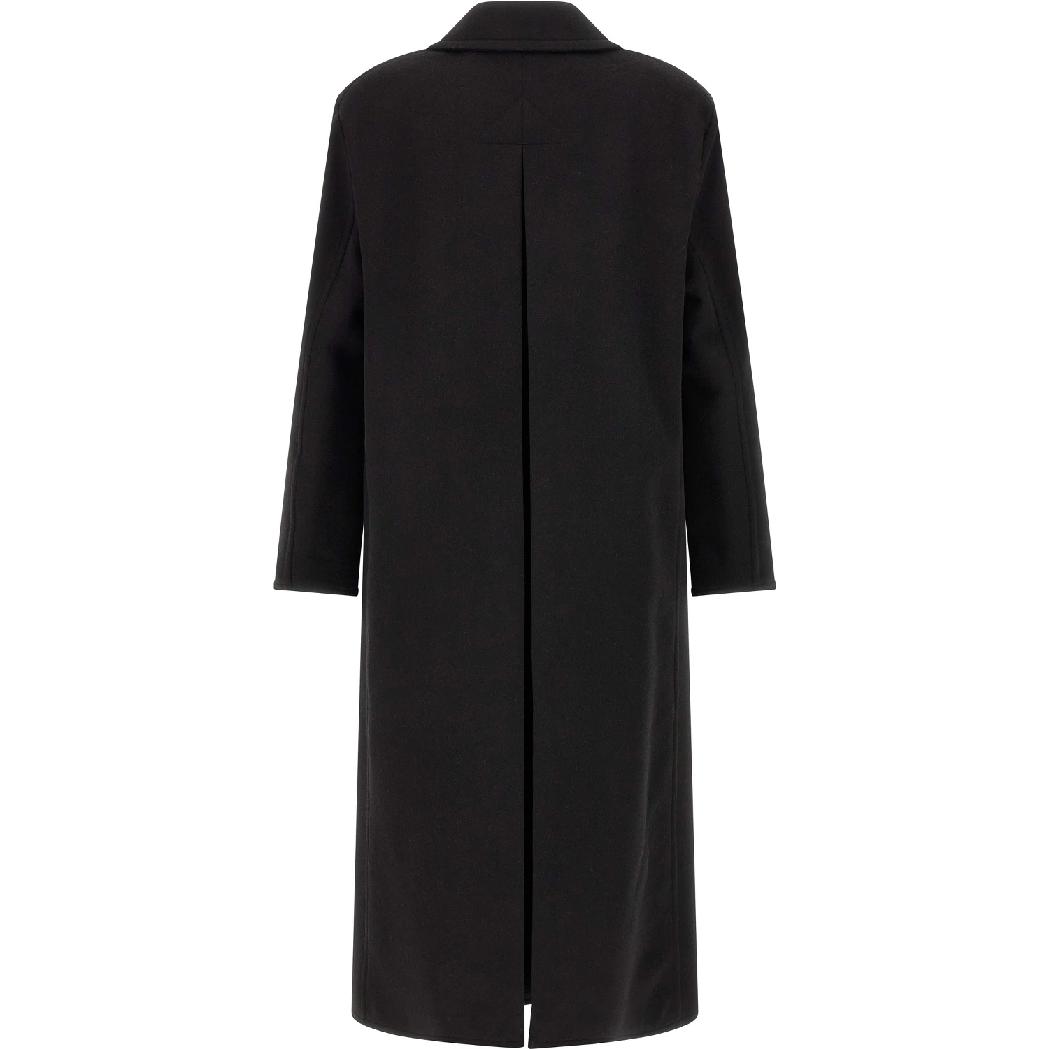 Black Virgin Wool Coat