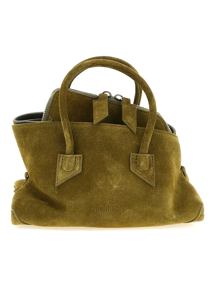 Bicolor Bovine Leather Handbag