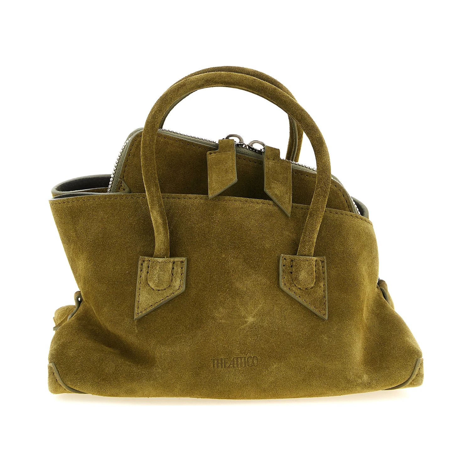 Bicolor Bovine Leather Handbag