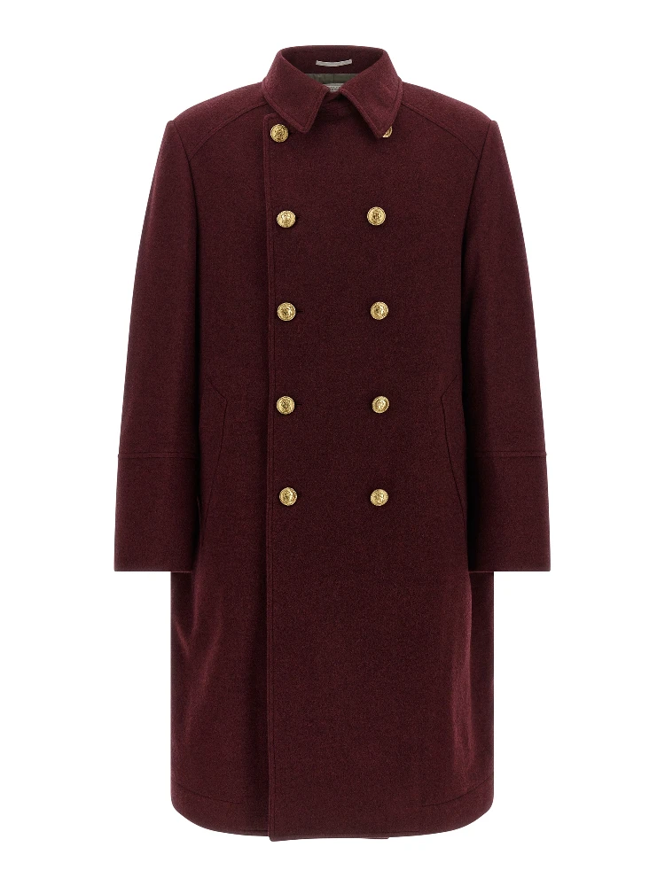 Bordeaux Cashmere Coat