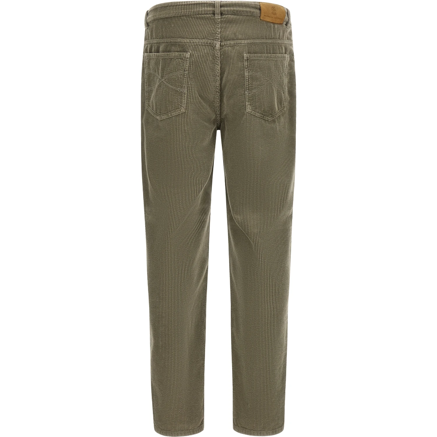 Bicolor Cotton Casual Pants