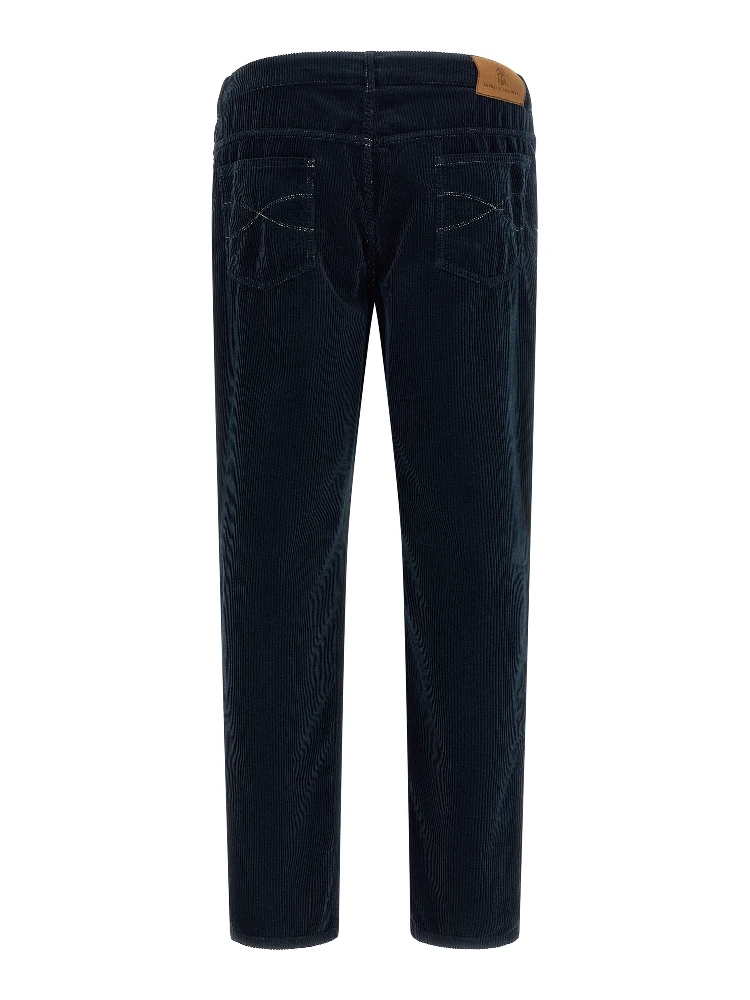 Blue Cotton Casual Pants alternative
