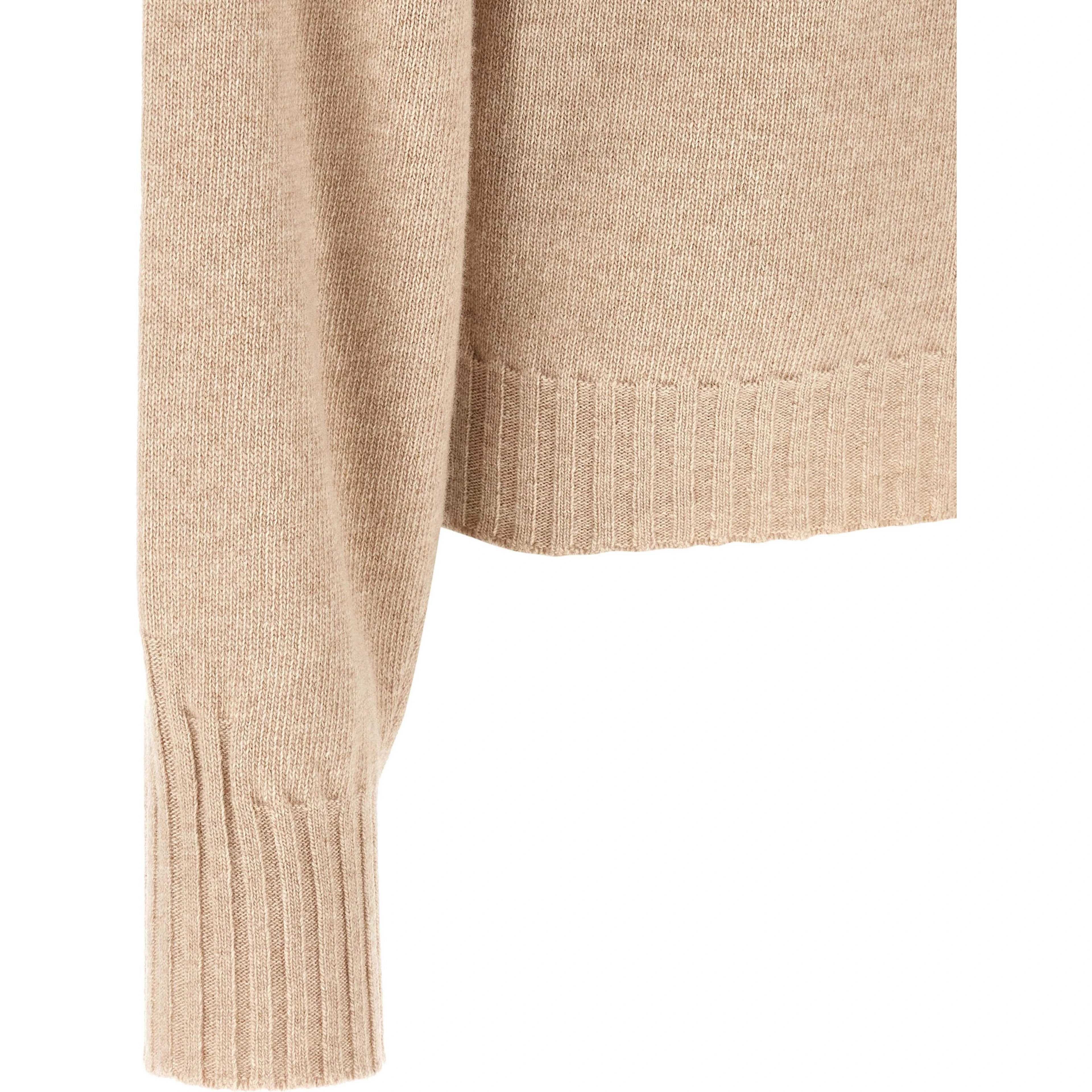 Beige Cashmere Cardigan