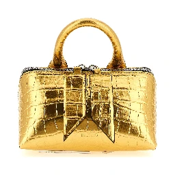 Gold Bovine Leather Handbag