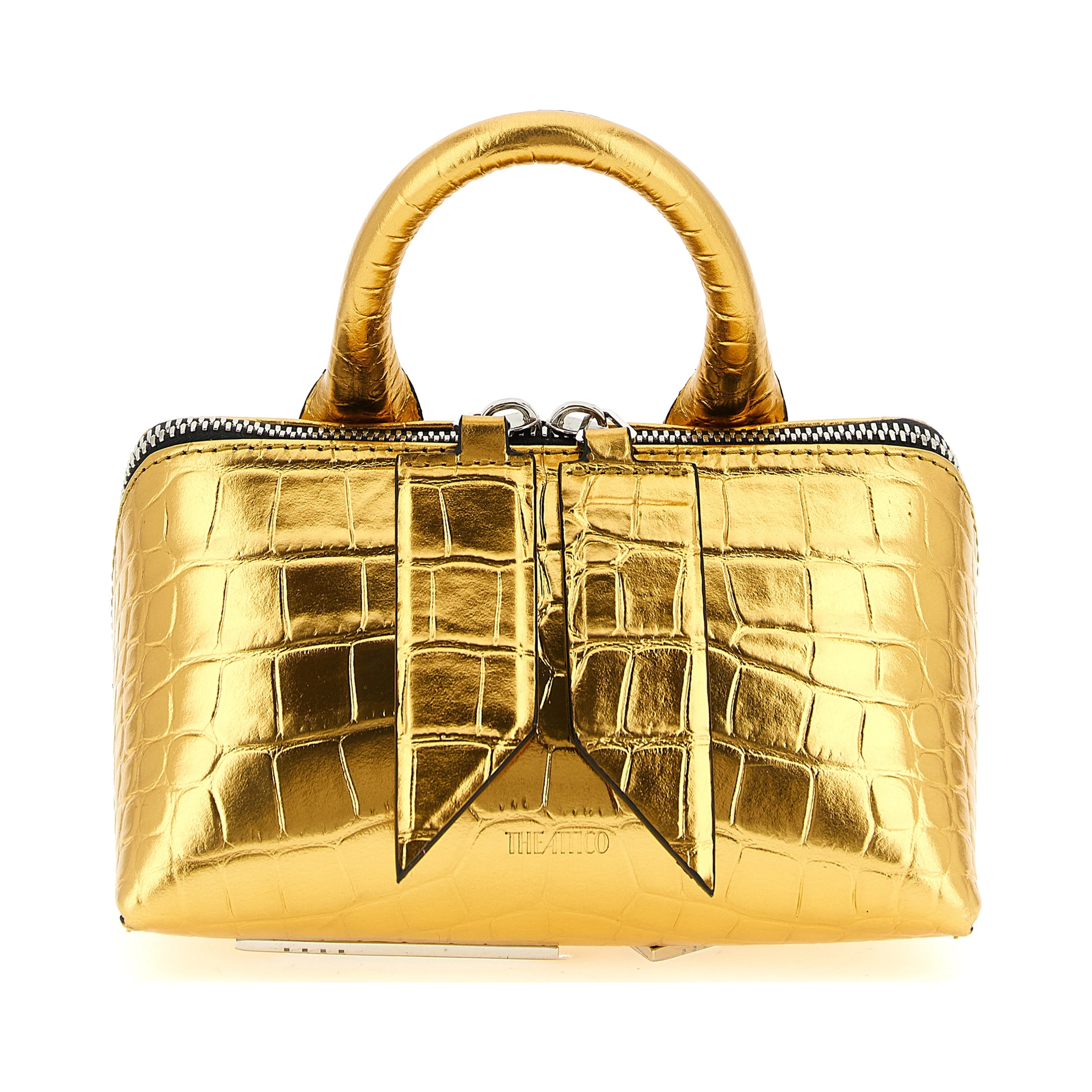 Gold Bovine Leather Handbag