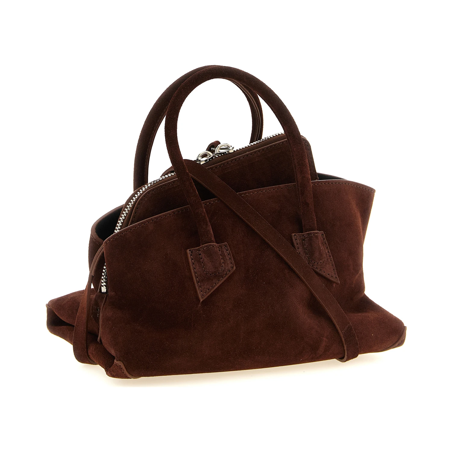 Brown Bovine Leather Handbag