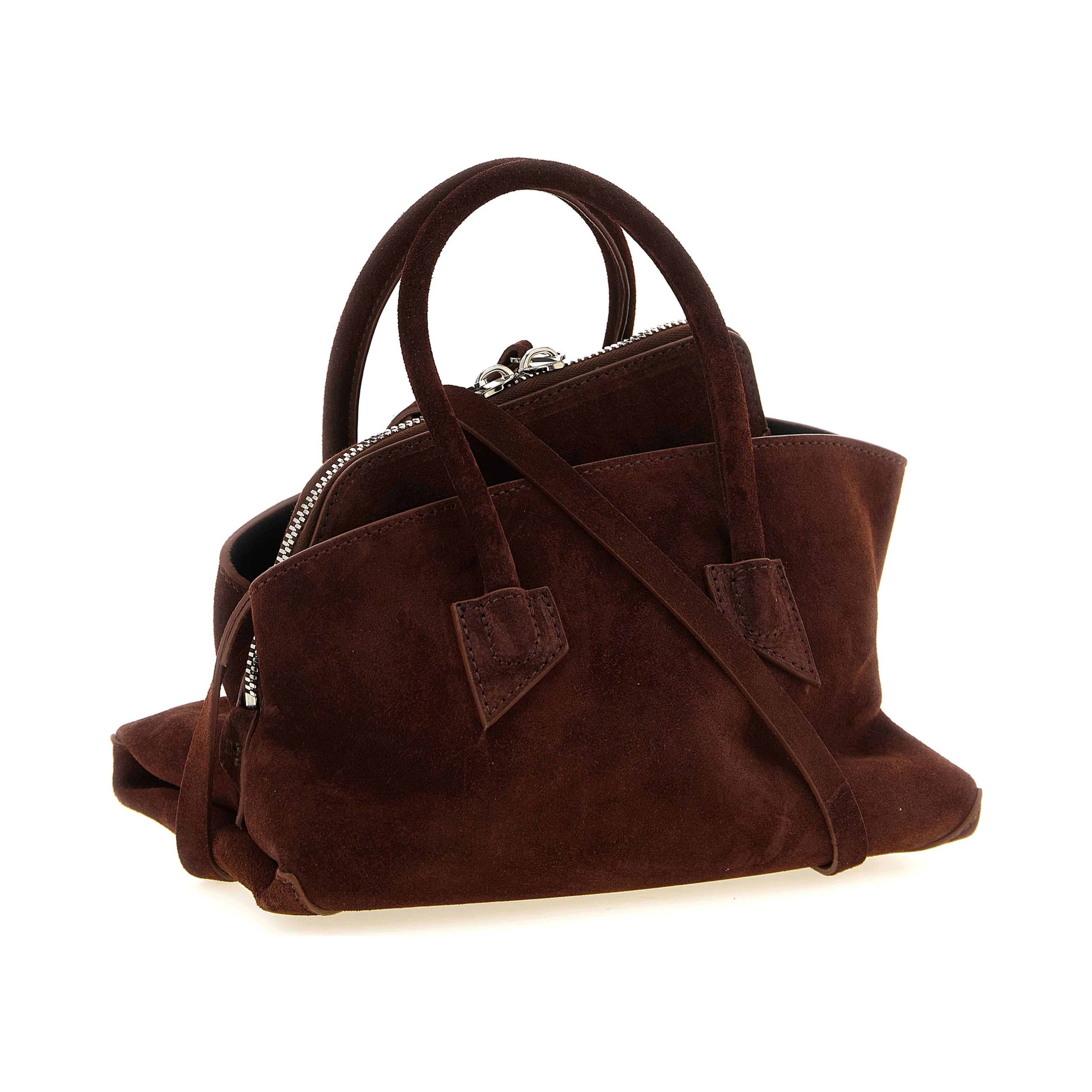 Brown Bovine Leather Handbag