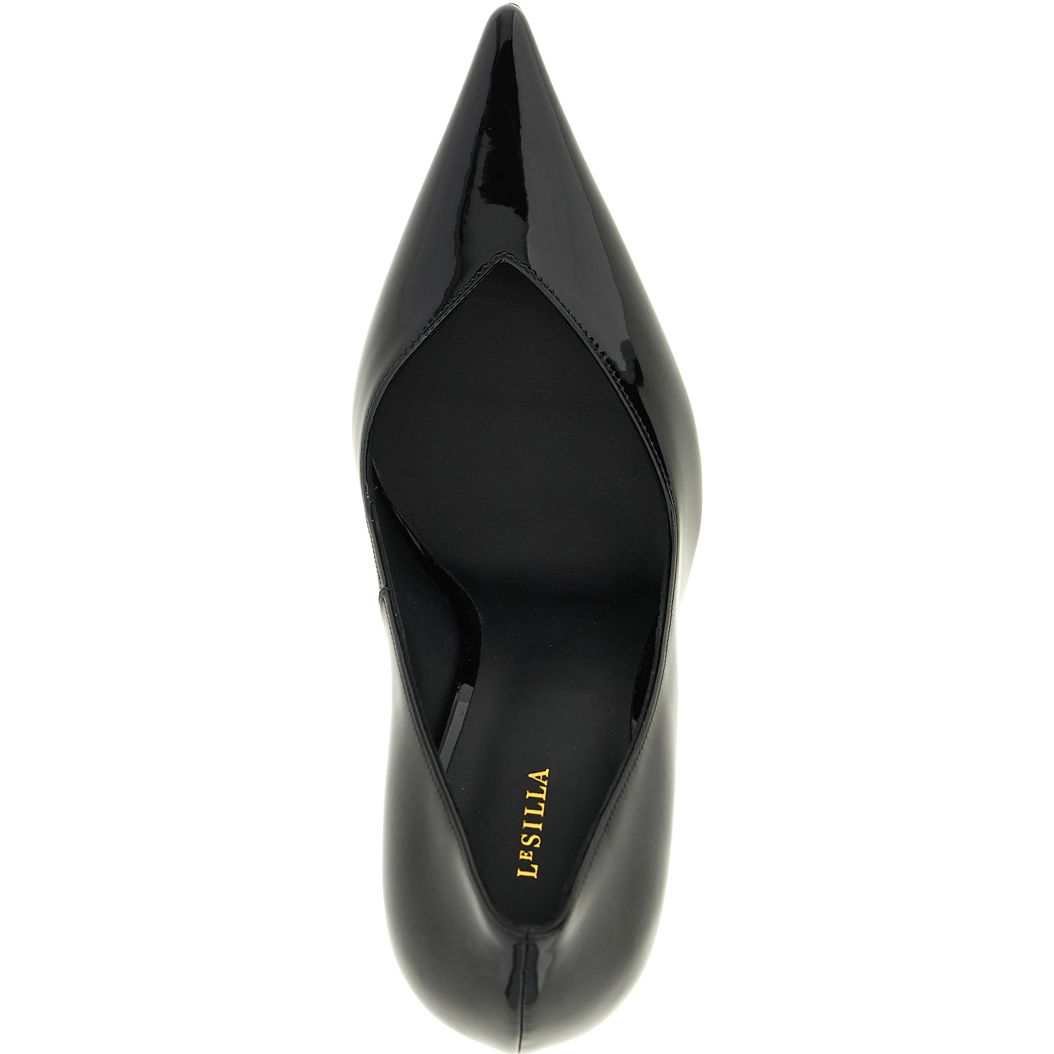 Black Polyethylene High Heel Pumps