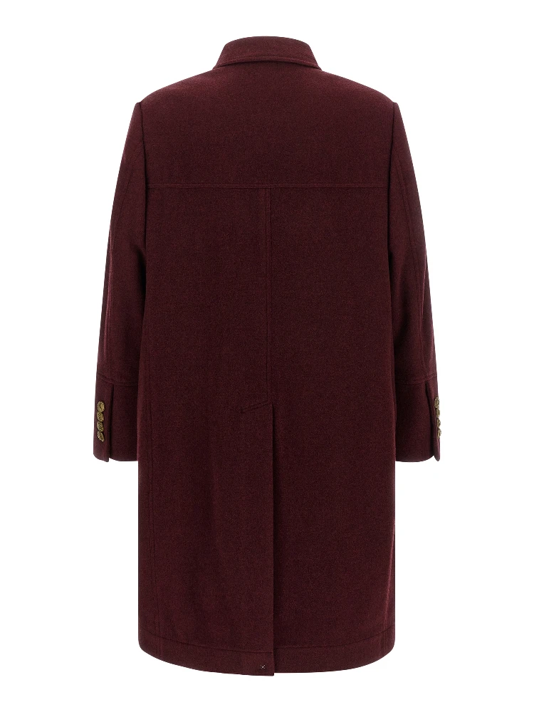 Bordeaux Cashmere Coat alternative