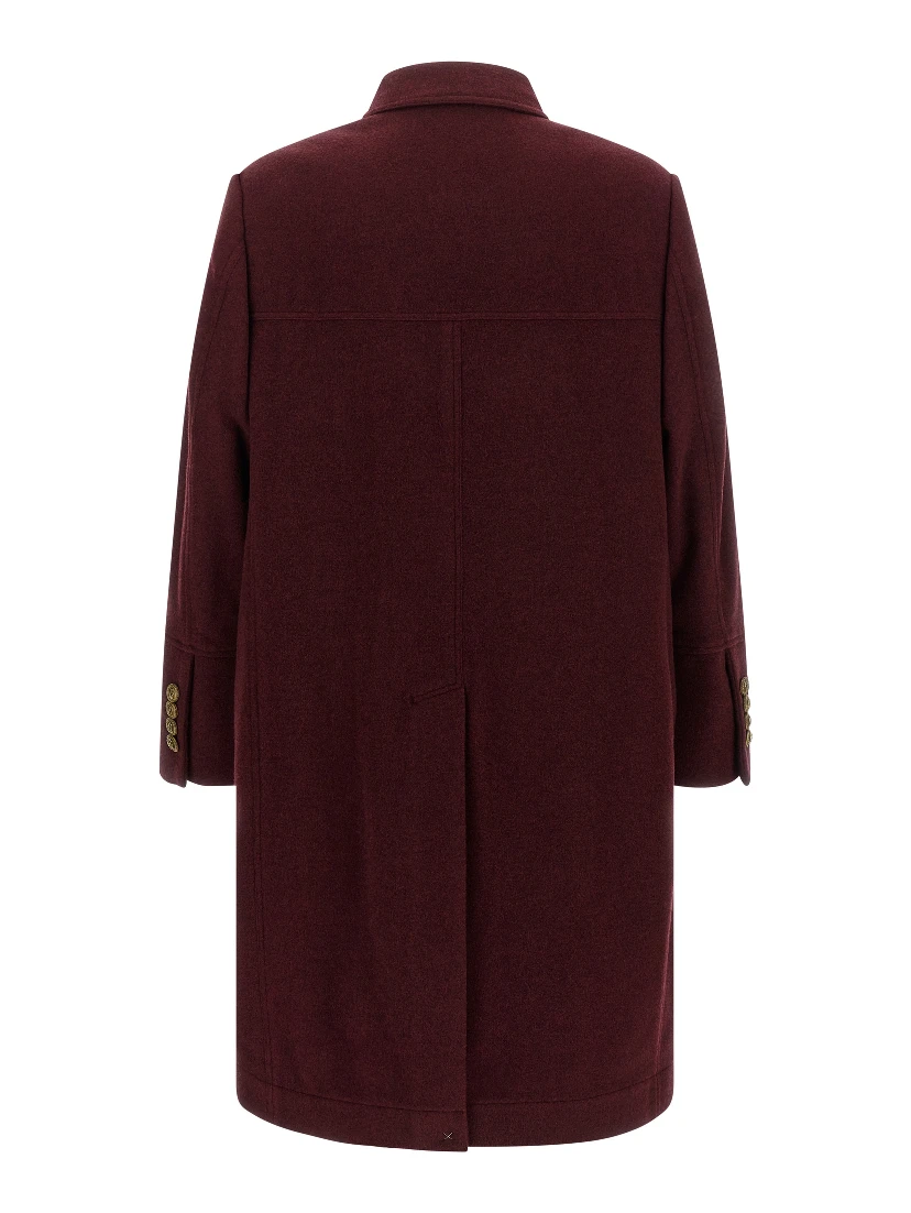 Bordeaux Cashmere Coat